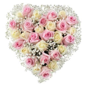 Coração de Rosas para Funeral