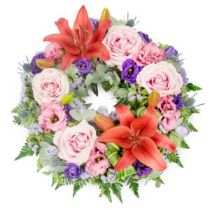 Coroa de Flores Carinhosa