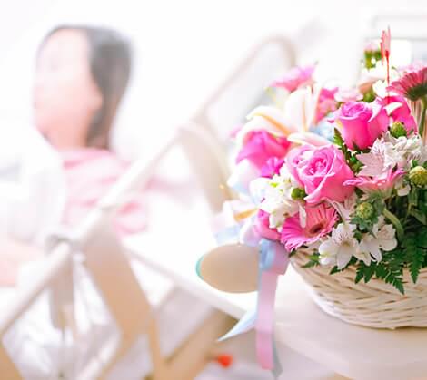 entrega de flores em hospitais
