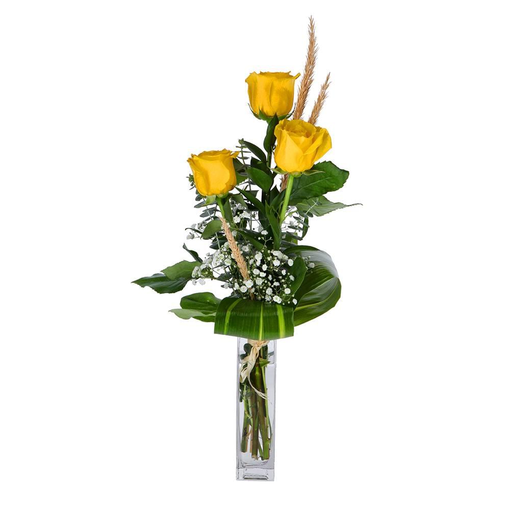 Ramo com Rosas Amarelas - Homeflora